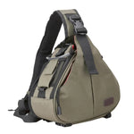 Bolsa Digital para Câmara CADEN em Forma de Triângulo Tscope para Ombro e Cruzado com Capa de Chuva para Canon Nikon Sony K1, Tamanho: 36*31*15cm