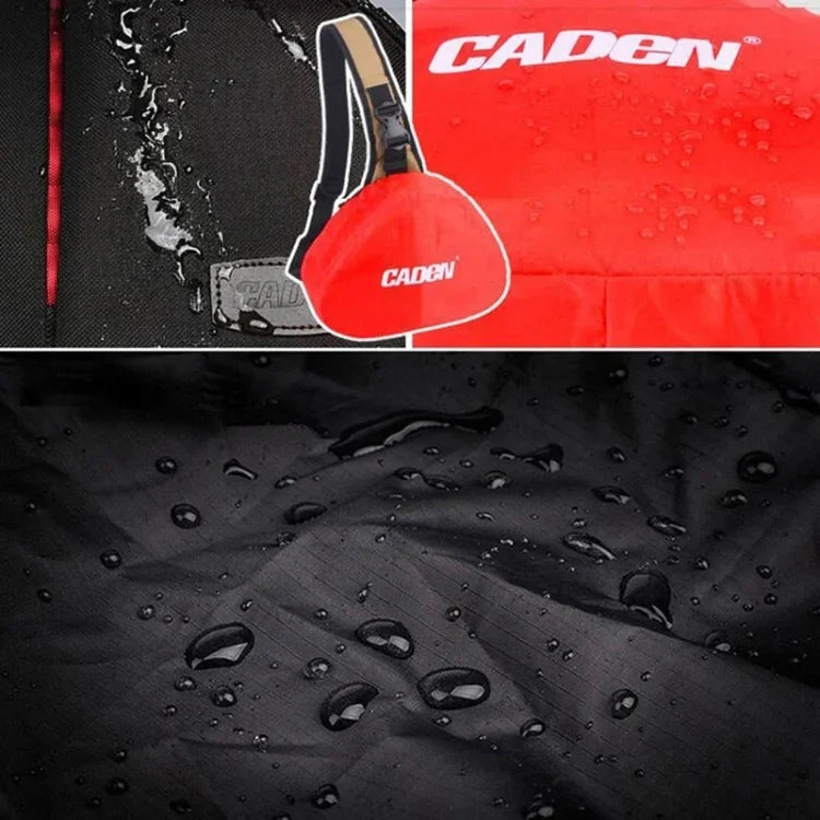 Bolsa Digital para Câmara CADEN em Forma de Triângulo Tscope para Ombro e Cruzado com Capa de Chuva para Canon Nikon Sony K1, Tamanho: 36*31*15cm