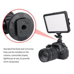 YELANGU YLG0504B 204 LEDs 1000LM 3300-5600K Luz de Estúdio Dimerizável Sem Polarização Luz de Vídeo e Fotografia para Câmaras Canon, Nikon, DSLR, 204 LEDs
