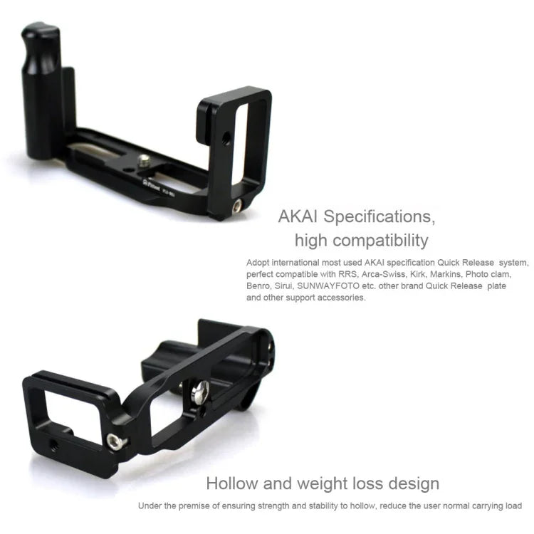 Suporte Base com Placa L de Libertação Rápida para Disparo Vertical FITTEST FLS-RX1 para Sony RX1, Para Sony RX1
