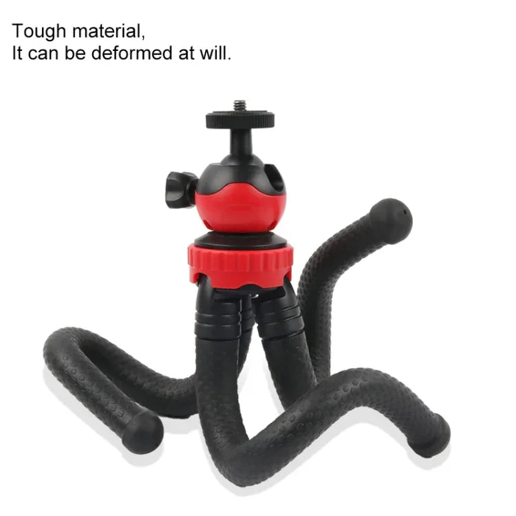 Mini Tripé Flexível Polvo com Abraçadeira para Telemóvel para iPhone, Galaxy, Huawei, GoPro, Insta360, DJI e Outras Câmaras de Ação, GP271