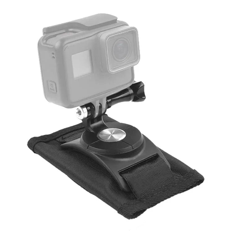Suporte de Mochila de Ombro com Montagem de Correia de Liberação Rápida Rotativa 360 Graus para GoPro, Insta360, DJI e Outras Câmaras de Ação