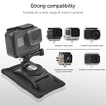 Suporte de Mochila de Ombro com Montagem de Correia de Liberação Rápida Rotativa 360 Graus para GoPro, Insta360, DJI e Outras Câmaras de Ação