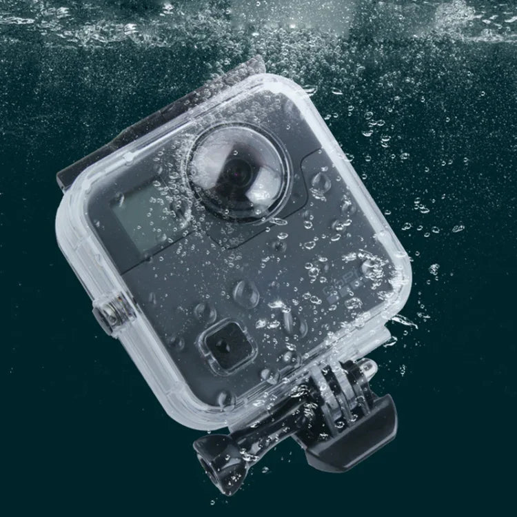 Caixa Protetora Impermeável 40m para GoPro Fusion, com Montagem Básica de Fivela, Parafuso e Chave, Para GoPro Fusion