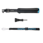 Suporte de Tripé Dobrável Portátil Bastão Selfie Monopé para GoPro, Insta360, DJI e Outras Câmaras de Ação, Comprimento: 23.5-81cm, RUIGPRO