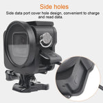 Estrutura CNC em Liga de Alumínio com Gaiola Protetora e Moldura de Segurança & Lente UV 52mm para GoPro HERO7 Black /6 /5, 52mm UV Preto