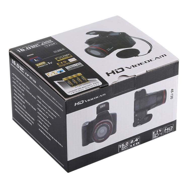 Câmara DSLR DV HD de 1.3 Megapíxeis, Ecrã LCD de 2.4 polegadas, Gravação Full HD 720P, EIS, 720P