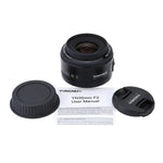 YONGNUO YN35MM F2N 1:2 Lente Fixa/Prime Grande Angular com Foco Automático/Manual para Câmaras DSLR Nikon, YN35MM F2N