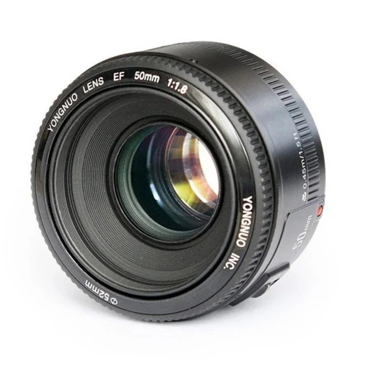 YONGNUO YN50MM F1.8C Lente com Foco Automático para Canon EF Mount Nova Lente, YN50MM F1.8C