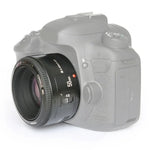 YONGNUO YN50MM F1.8C Lente com Foco Automático para Canon EF Mount Nova Lente, YN50MM F1.8C