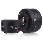 YONGNUO YN50MM F1.8C II Lente com Foco Automático para Canon EF Mount Nova Lente, YN50MM F1.8C II