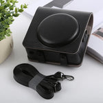 Estojo de Couro PU Estilo Retro para Câmara Corpo Inteiro com Alça para FUJIFILM instax SQUARE SQ6, Para FUJI SQ6