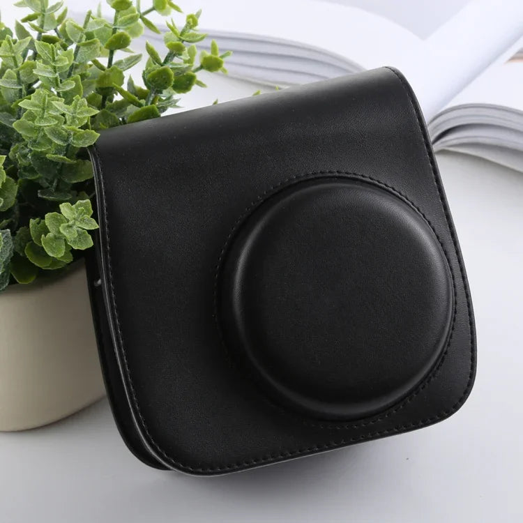 Estojo de Couro PU Estilo Retro para Câmara Corpo Inteiro com Alça para FUJIFILM instax mini 9 / mini 8+ / mini 8, Para FUJI mini 9, Para FUJI mini 9