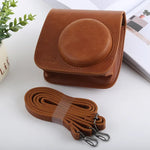 Estojo de Couro PU Estilo Retro para Câmara Corpo Inteiro com Alça para FUJIFILM instax mini 9 / mini 8+ / mini 8, Para FUJI mini 9, Para FUJI mini 9