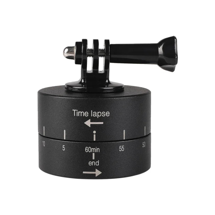 Adaptador de Cabeça de Tripé Estabilizador com Rotação Automática de 360 Graus e Time Lapse de 60 Minutos para GoPro, 60 Minutos