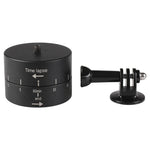 Adaptador de Cabeça de Tripé Estabilizador com Rotação Automática de 360 Graus e Time Lapse de 60 Minutos para GoPro, 60 Minutos
