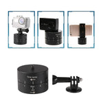 Adaptador de Cabeça de Tripé Estabilizador com Rotação Automática de 360 Graus e Time Lapse de 60 Minutos para GoPro, 60 Minutos