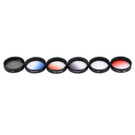 Filtro de Lentes Profissional 6 em 1 JUNESTAR 34mm (CPL + UV + Vermelho Gradual + Laranja Gradual + Azul Gradual + Cinzento Gradual) para DJI Phantom 3 & 4