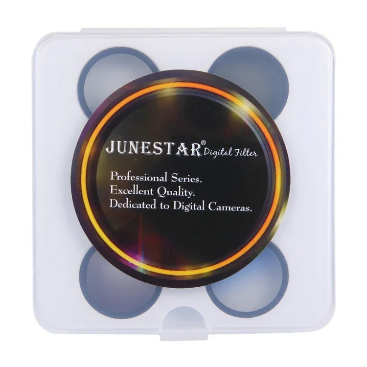 Filtro de Lentes Profissional 6 em 1 JUNESTAR 34mm (CPL + UV + Vermelho Gradual + Laranja Gradual + Azul Gradual + Cinzento Gradual) para DJI Phantom 3 & 4