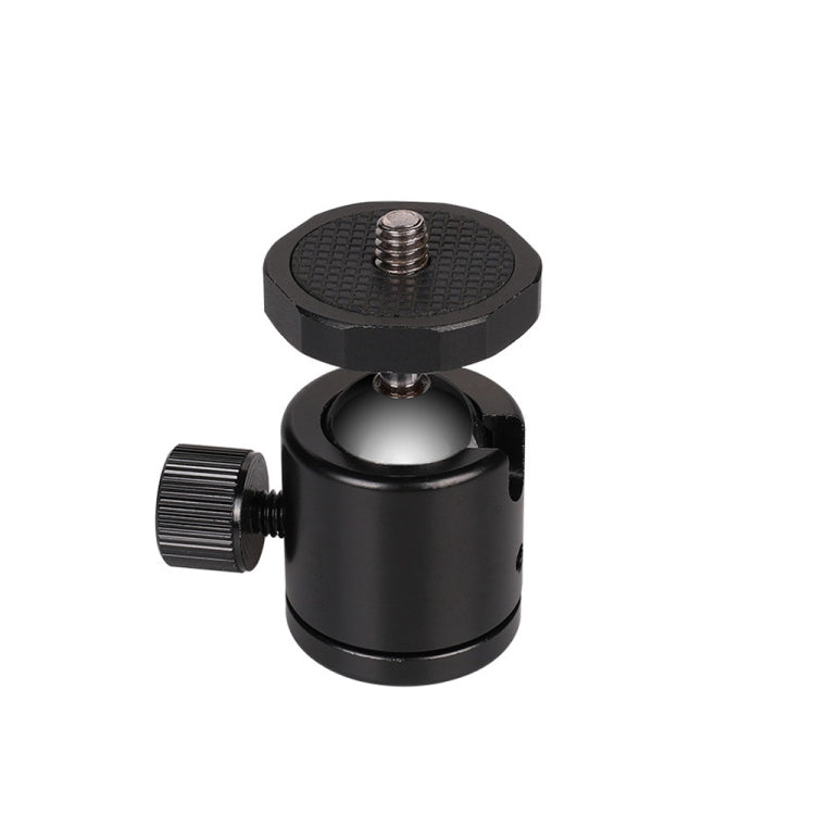 Cabeça de Bola Metálica Panorâmica Mini com Rotação de 360 Graus para Câmaras DSLR e Digitais, Vermelho, Preto, Azul