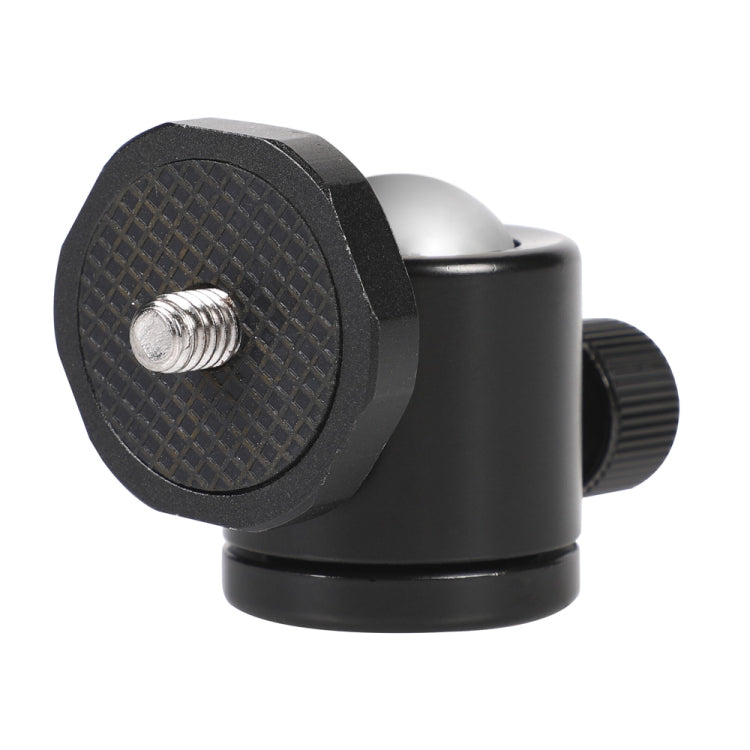 Cabeça de Bola Metálica Panorâmica Mini com Rotação de 360 Graus para Câmaras DSLR e Digitais, Vermelho, Preto, Azul