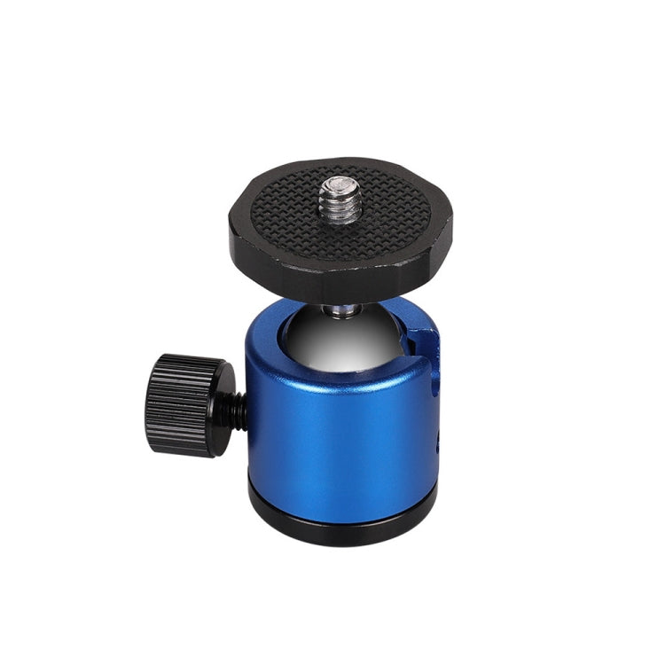 Cabeça de Bola Metálica Panorâmica Mini com Rotação de 360 Graus para Câmaras DSLR e Digitais, Vermelho, Preto, Azul