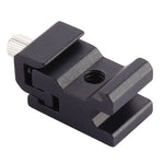 Suporte Universal de Metal para Flash com Sapata Fria para Cabeça de Lâmpada