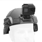 GP193 Suporte Selfie de Liga de Alumínio para Capacete para GoPro, Insta360, DJI e Outras Câmaras de Ação, GP193