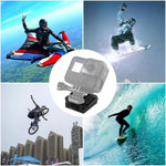 GP193 Suporte Selfie de Liga de Alumínio para Capacete para GoPro, Insta360, DJI e Outras Câmaras de Ação, GP193