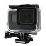 Caixa Subaquática Impermeável para Mergulho até 60m para GoPro HERO6 /5 Black com Ecrã Tátil, Porta Traseira & Filtro / Suporte Básico com Fecho & Parafuso, Sem Necessidade de Desmontar a Lente, Impermeável 60m