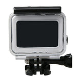 Caixa Subaquática Impermeável para Mergulho até 60m para GoPro HERO6 /5 Black com Ecrã Tátil, Porta Traseira & Filtro / Suporte Básico com Fecho & Parafuso, Sem Necessidade de Desmontar a Lente, Impermeável 60m