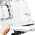 Caixa Subaquática Impermeável para Mergulho até 60m para GoPro HERO6 /5 Black com Ecrã Tátil, Porta Traseira & Filtro / Suporte Básico com Fecho & Parafuso, Sem Necessidade de Desmontar a Lente, Impermeável 60m