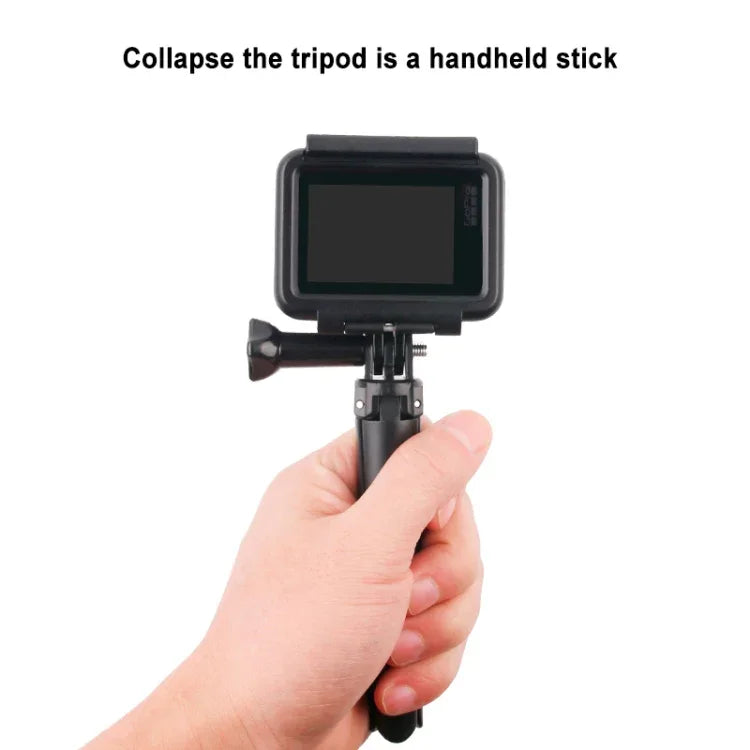 GP456 Tripod Bracket for DJI, Insta360, GoPro and Other Action Cameras and 4-6.8 inch Phones, GP456