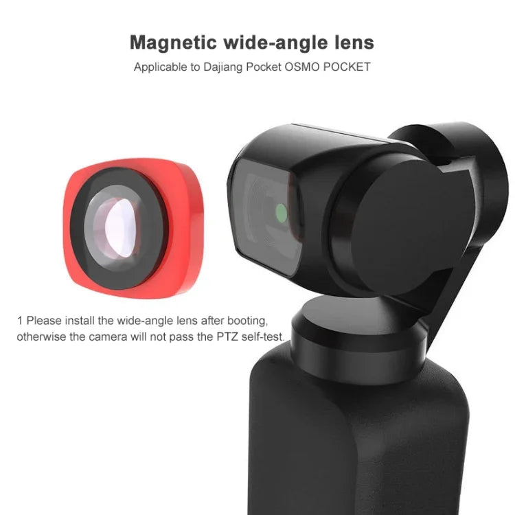 Conjunto de Filtros de Lente Super Grande Angular 5 em 1 JSR CR 12.5X Macro + CPL + Estrela + ND16 para DJI OSMO Pocket, Lente Macro + CPL + Estrela + ND16 + CR