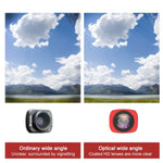 Conjunto de Filtros de Lente Super Grande Angular 5 em 1 JSR CR 12.5X Macro + CPL + Estrela + ND16 para DJI OSMO Pocket, Lente Macro + CPL + Estrela + ND16 + CR