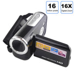 Câmara de Vídeo Digital 16.0 MP com Zoom Digital 16X HD 1280x720P e Ecrã LCD de 2.0 polegadas