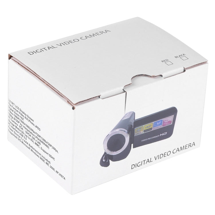 Câmara de Vídeo Digital 16.0 MP com Zoom Digital 16X HD 1280x720P e Ecrã LCD de 2.0 polegadas