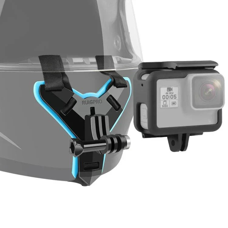Suporte de Cinto para Capacete + Gaiola Protetora com Moldura para GoPro HERO7 Preto /6 /5, Suporte de Cinto para Capacete + Suporte com Moldura