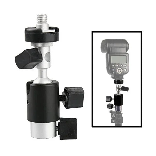 Suporte Multifuncional para Flash Tipo D com Suporte para Guarda-chuva, Carga Máxima: 2kg, Tipo D