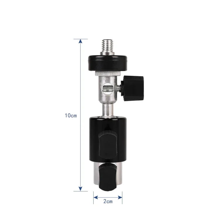 Suporte Multifuncional para Flash Tipo D com Suporte para Guarda-chuva, Carga Máxima: 2kg, Tipo D