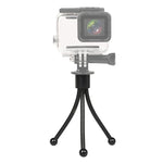 Mini Tripé de Secretária em Metal com Interface de Parafuso UNC1/4, Carga Máxima: 0.6kg, Mini Tripé de Secretária em Metal