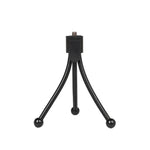 Mini Tripé de Secretária em Metal com Interface de Parafuso UNC1/4, Carga Máxima: 0.6kg, Mini Tripé de Secretária em Metal
