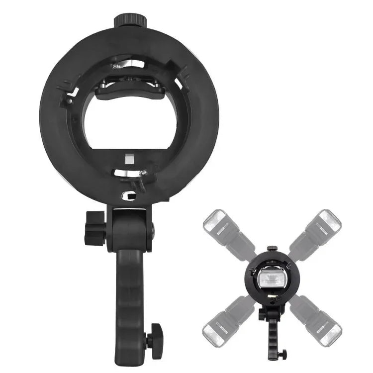 Suporte de Flash Portátil Tipo S, Suporte S
