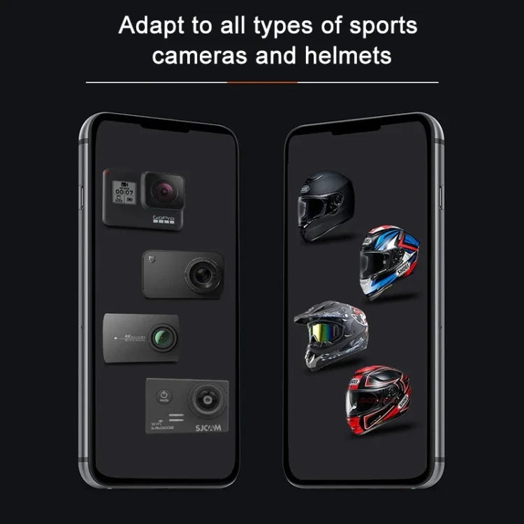 Suporte de Cinto para Capacete + Suporte de Braçadeira para Telemóvel para GoPro, Insta360, DJI e Outras Câmaras de Ação, Suporte de Cinto para Capacete + Braçadeira para Telemóvel