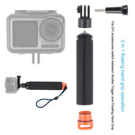 Disparador de Obturador + Punho Flutuante para Mergulho com Correia Ajustável Anti-perda, Parafuso e Chave para DJI Osmo Action, Disparador de Obturador+Punho