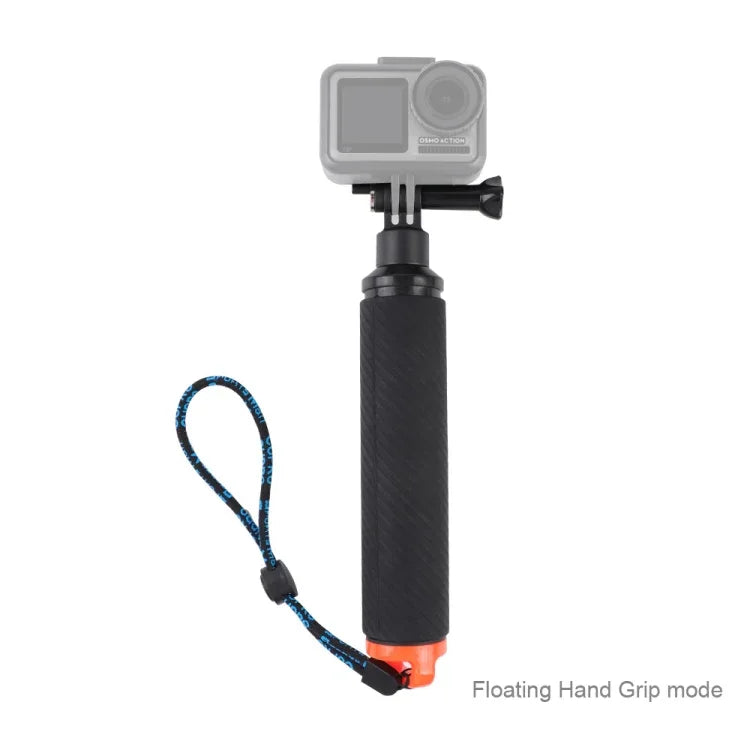 Disparador de Obturador + Punho Flutuante para Mergulho com Correia Ajustável Anti-perda, Parafuso e Chave para DJI Osmo Action, Disparador de Obturador+Punho