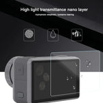 Película Protetora HD para Ecrã LCD Frontal e Traseiro 3-em-1 para DJI Osmo Action, Para DJI Osmo Action