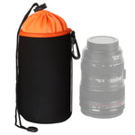 Bolsa para Lente de Câmara SLR Bolsa para Lente Micro Single Bolsa Interna para Lente Bolsa Impermeável Protetora com Reforço de Veludo, Diâmetro: 10cm, Altura: 18cm, Diâmetro: 10cm, Altura: 18cm
