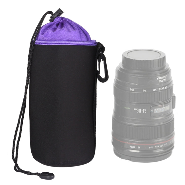 Bolsa para Lente de Câmara SLR Bolsa para Lente Micro Single Bolsa Interna para Lente Bolsa Impermeável Protetora com Reforço de Veludo, Diâmetro: 10cm, Altura: 18cm, Diâmetro: 10cm, Altura: 18cm