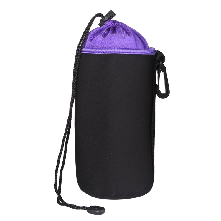 Bolsa para Lente de Câmara SLR Bolsa para Lente Micro Single Bolsa Interna para Lente Bolsa Impermeável Protetora com Reforço de Veludo, Diâmetro: 10cm, Altura: 18cm, Diâmetro: 10cm, Altura: 18cm